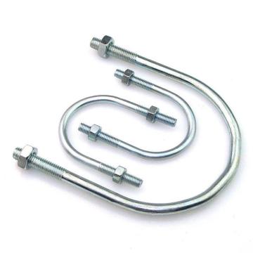 哈德威 U型螺栓带2个螺母，M6-42，1.2寸，镀锌